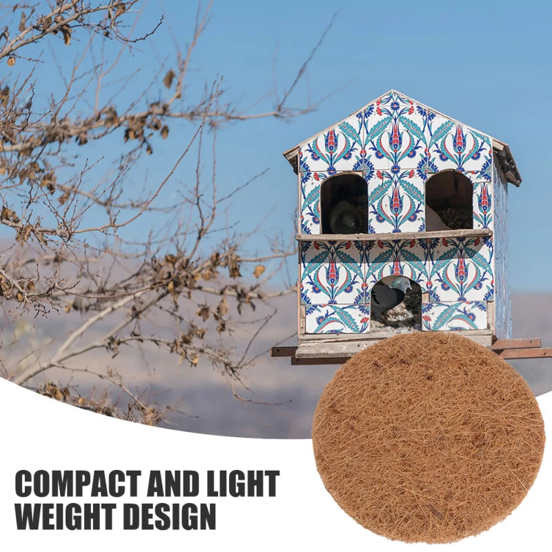 10pc Round Bird Cage Nesting Mats