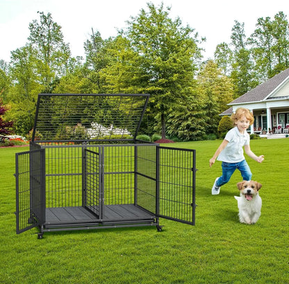 Heavy Duty Dog Crate for Large, Medium & Small Dogs
