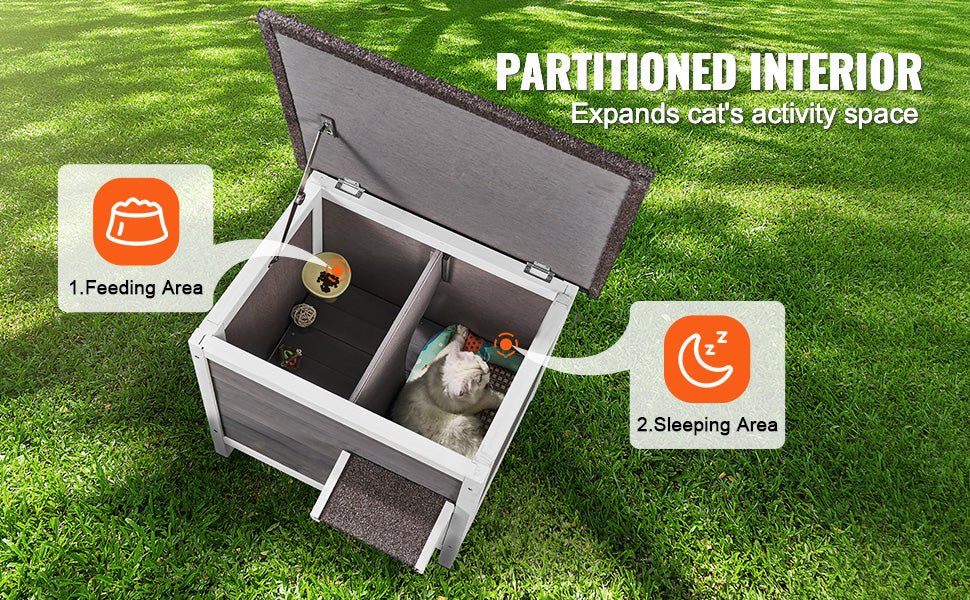 Outdoor Cat House Weatherproof